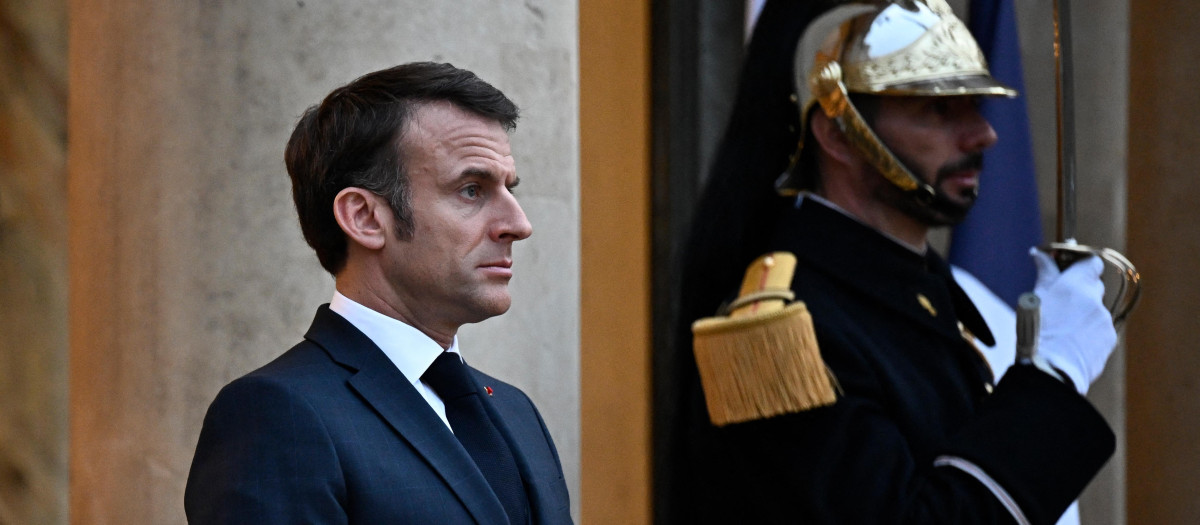 El presidente de Francia, Emmanuel Macron