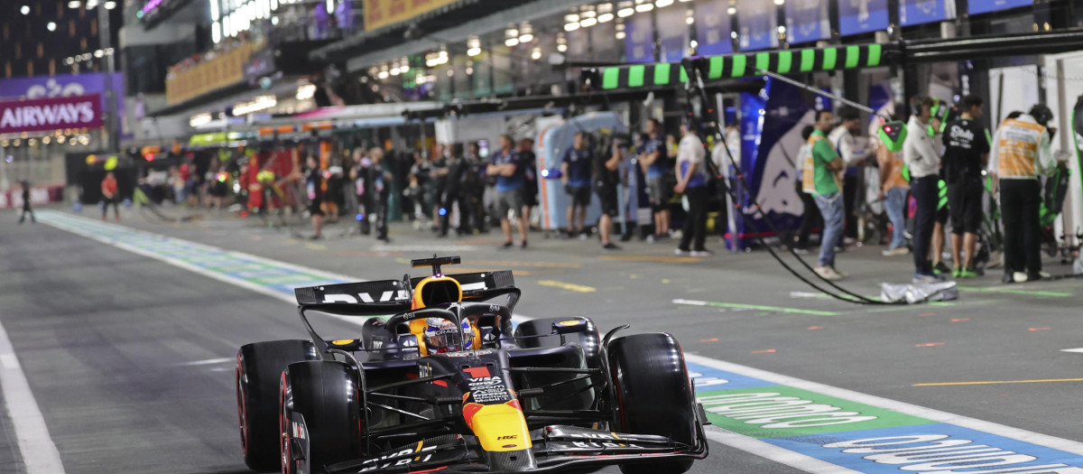 Max Verstappen durante el GP de Arabia Saudí 2024