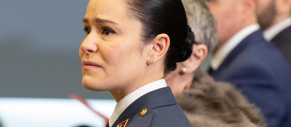 Lourdes Losa, comandante del 45 Grupo de las Fuerzas Aéreas del Ejército del Aire y del Espacio