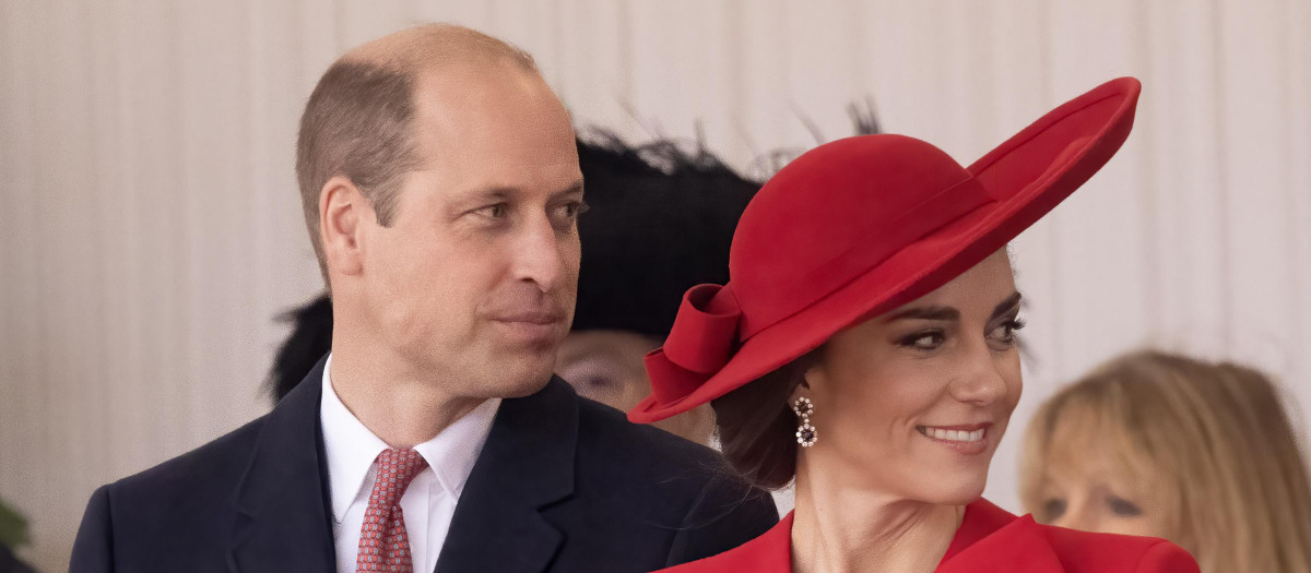 El Príncipe Guillermo y Kate Middleton, en noviembre de 2023