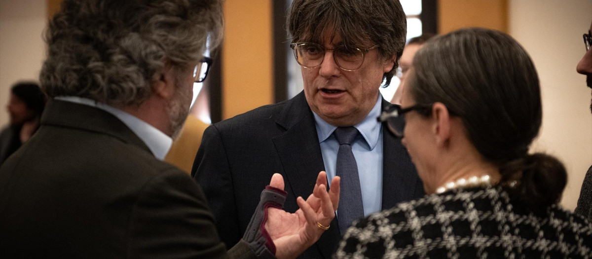 El prófugo de la Justicia y líder de Junts Carles Puigdemont