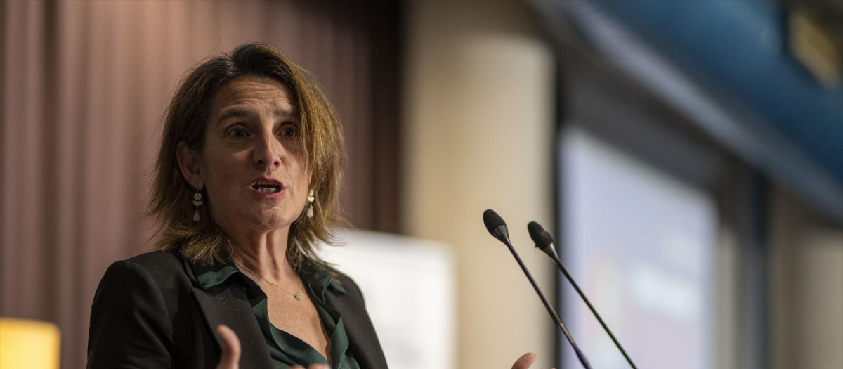 La vicepresidenta tercera y ministra para la Transición Ecológica y el Reto Demográfico, Teresa Ribera.