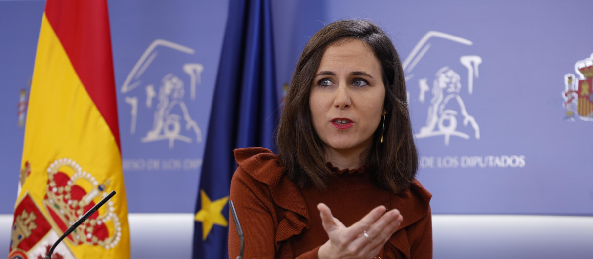 La secretaria general de Podemos y diputada Ione Belarra