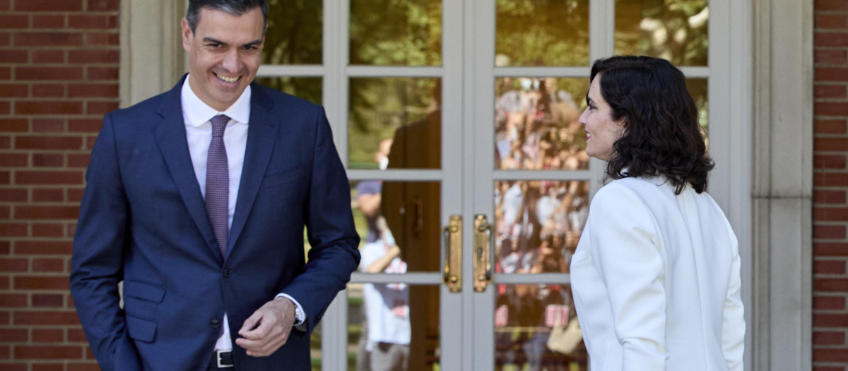 Pedro Sánchez e Isabel Díaz Ayuso