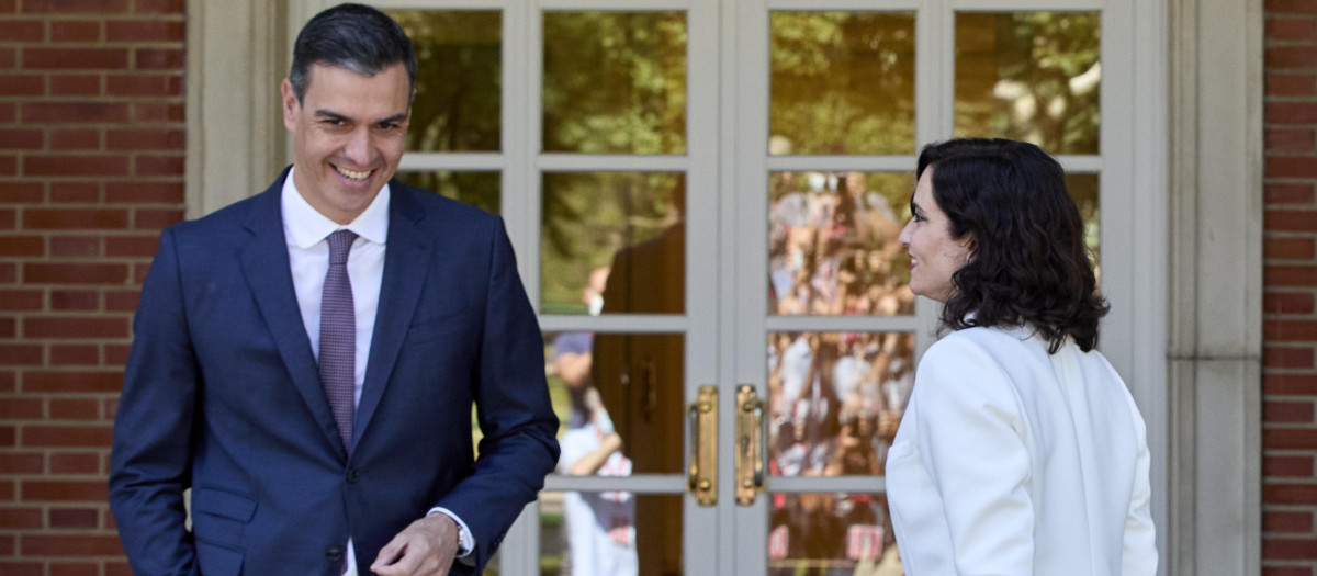 Pedro Sánchez e Isabel Díaz Ayuso