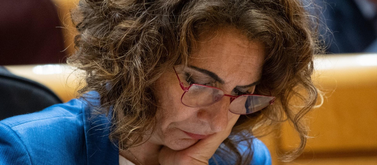 La ministra de Hacienda, María Jesús Montero, piensa cómo podrán entrar en Telefónica.