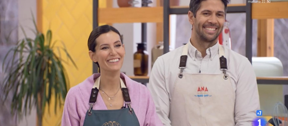Ana Boyer y Fernando Verdasco, en el programa de repostería