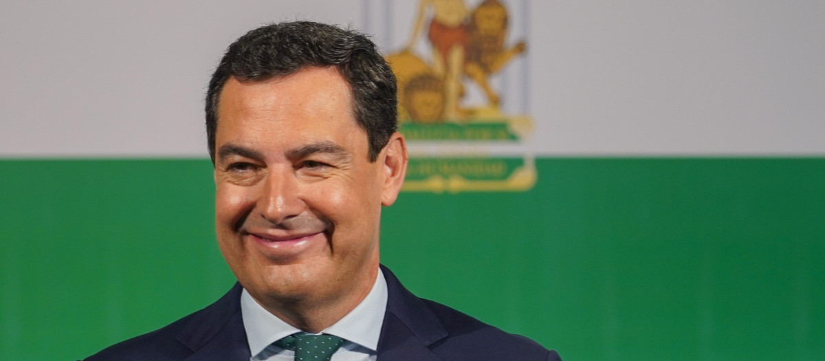 El presidente de la Junta de Andalucía, Juanma Moreno, en una imagen de archivo