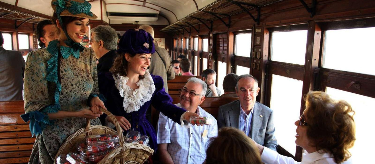 El Tren de la Fresa alcanza su 40ª temporada para rememorar el primer recorrido ferroviario entre Madrid y Aranjuez