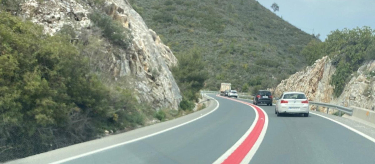 Esta carretera está considerada como una de las más peligrosas de España
