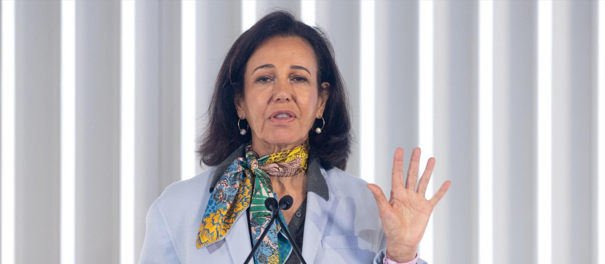 La presidenta del Banco Santander, Ana Botín.
