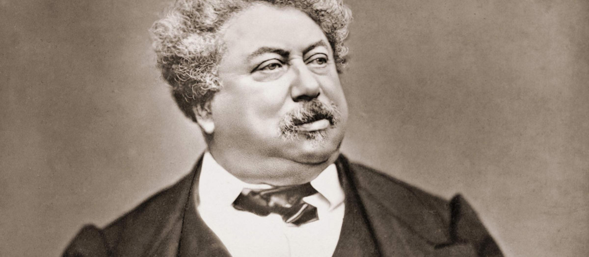 Retrato de Alexandre Dumas Père, fotografiado por Carjat.