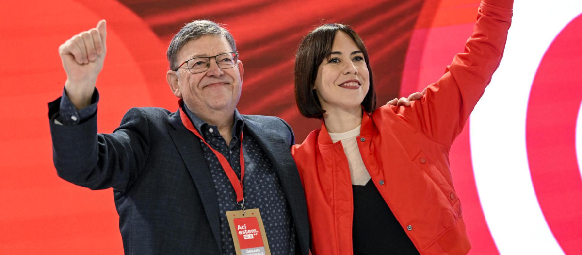 Morant junto a Ximo Puig, su ya predecesor al frente del PSPV