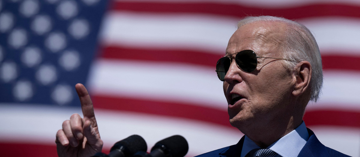 El presidente de Estados Unidos, Joe Biden, en Chandler, Arizona