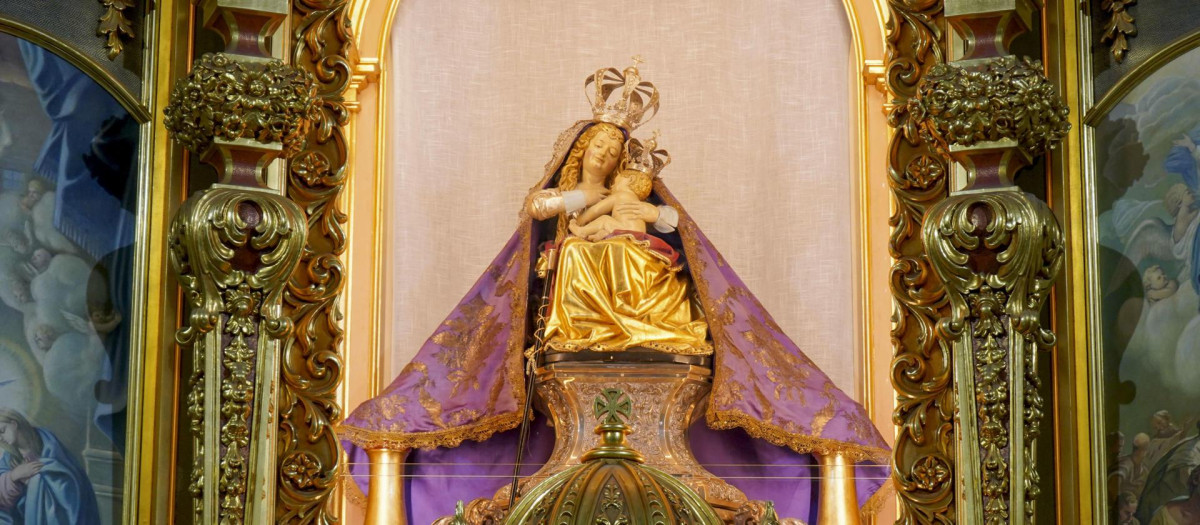 Imagen de la Virgen del Puerto, patrona de Plasencia, Cáceres