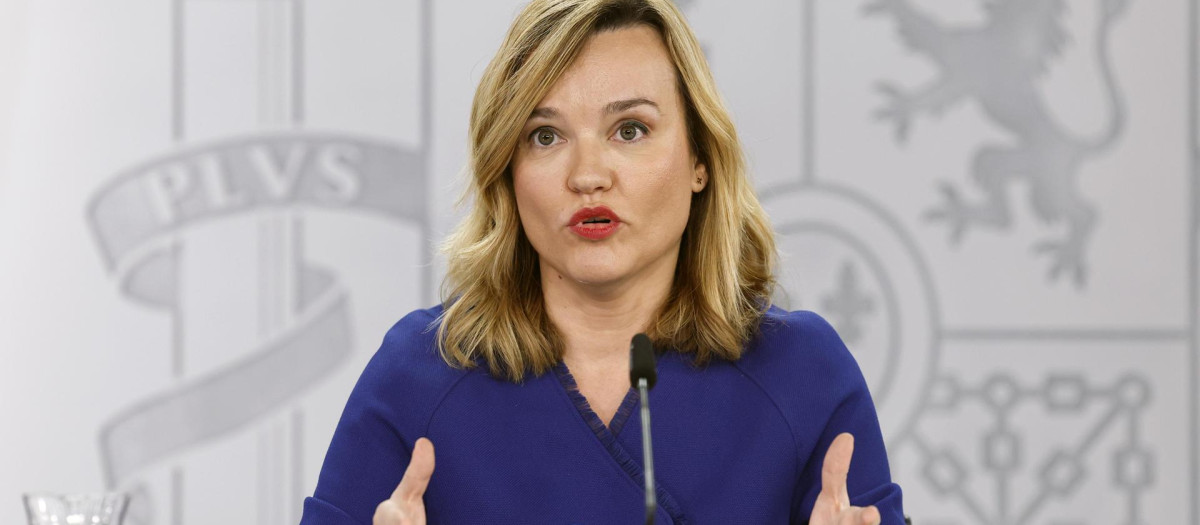 Pilar Alegría, portavoz del Gobierno, tras el Consejo de Ministros de este martes