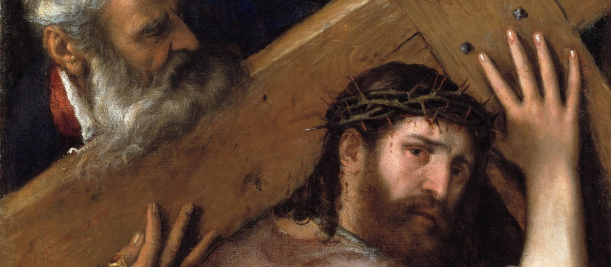 Cristo con la Cruz a cuestas, de Tiziano