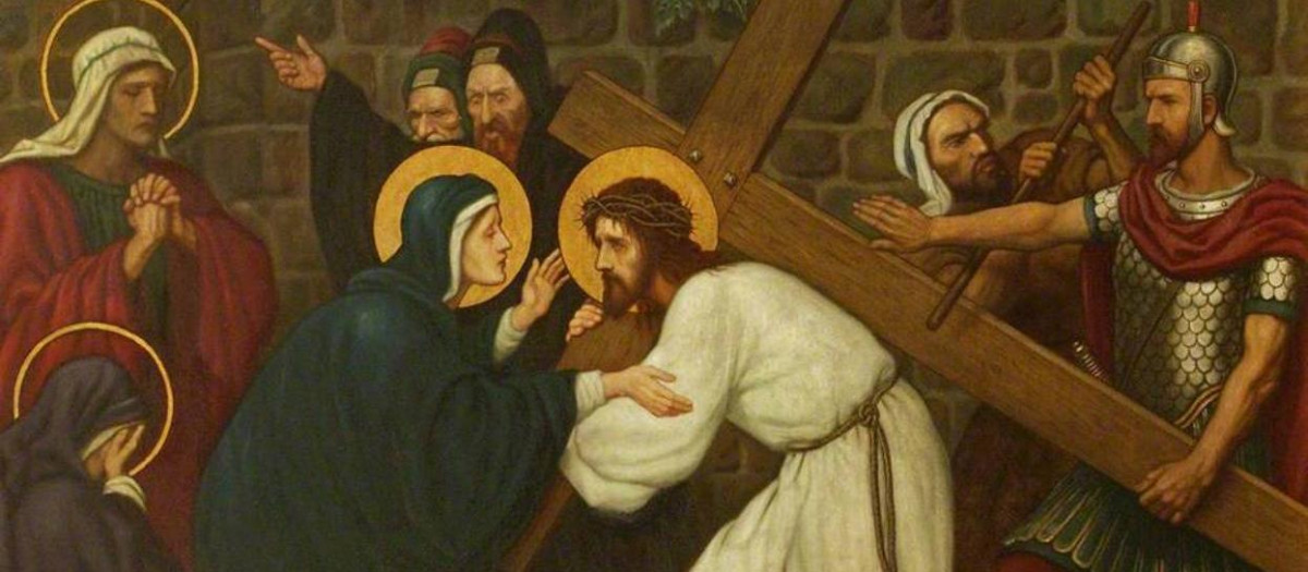 Jesús se encuentra con su Madre
