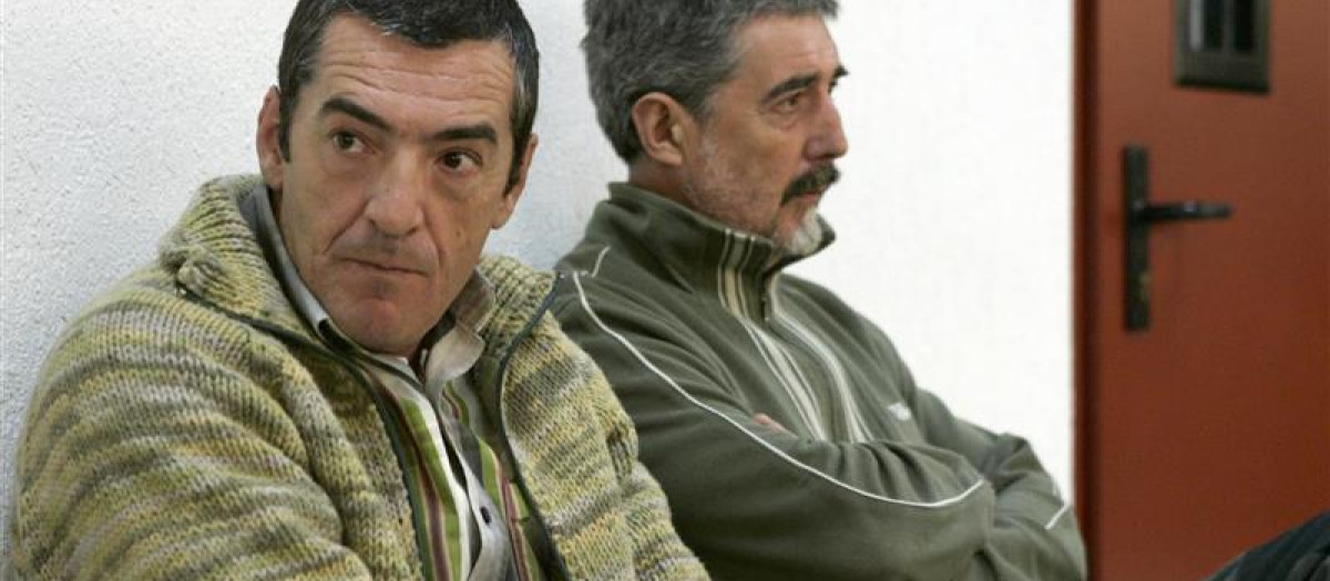 Joseba Borde (izda.) es uno de los etarras que ha tenido que volver a prisión
