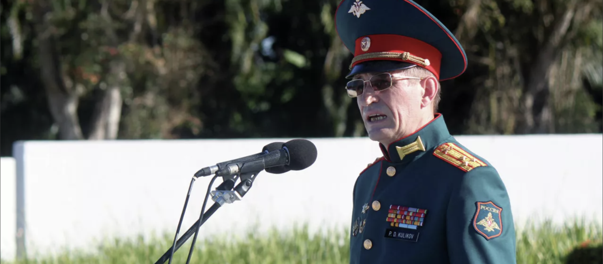 El general mayor Piotr Kulikov, agregado de Defensa de la Embajada rusa en La Habana
