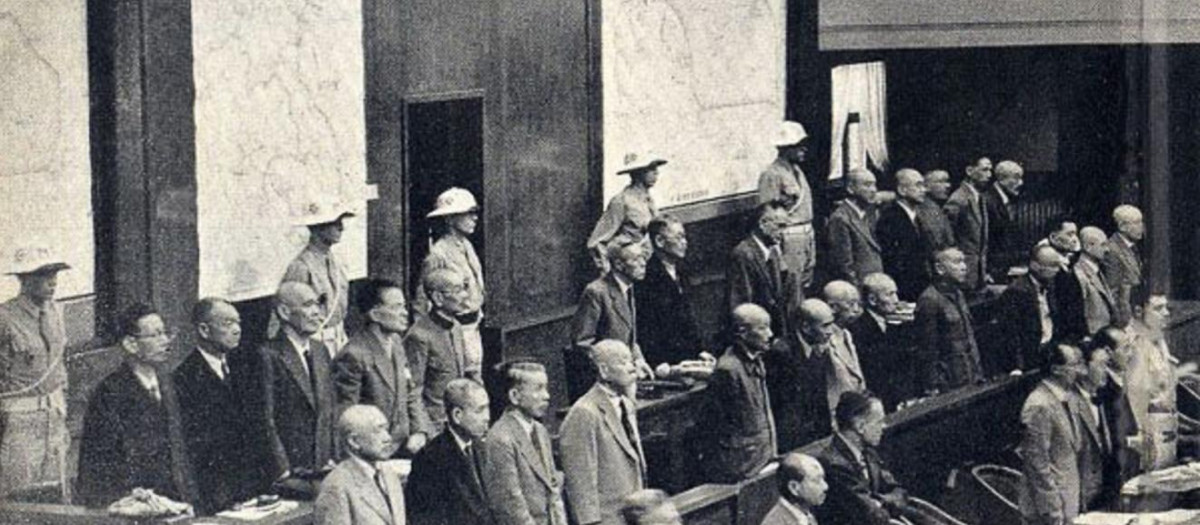 Los acusados en los Juicios de Tokio
