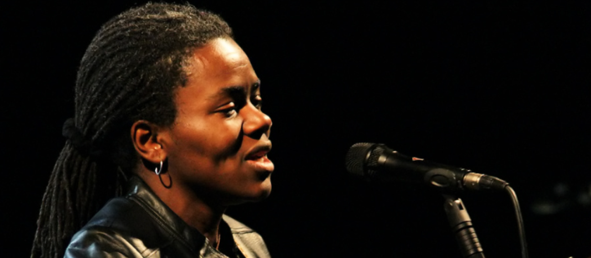Tracy Chapman durante un concierto en 2009