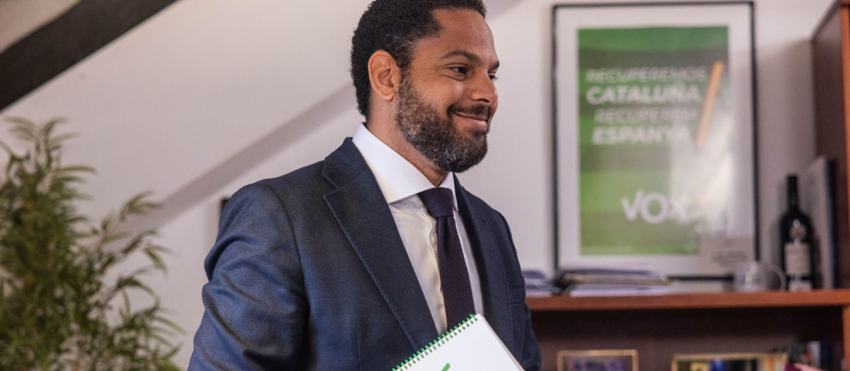 Ignacio Garriga, líder de Vox en Cataluña