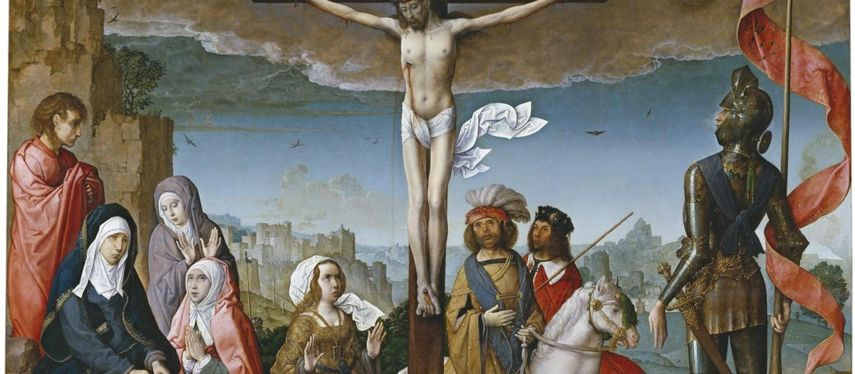 El Cristo crucificado de Juan de Flandes (1550)