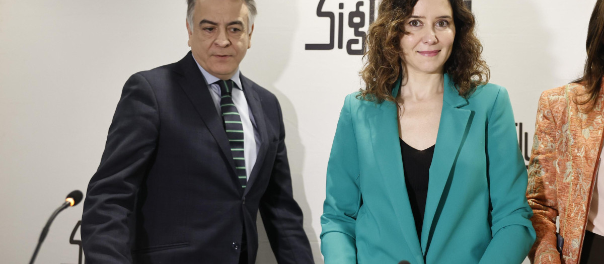 Javier de Andrés e Isabel Díaz Ayuso