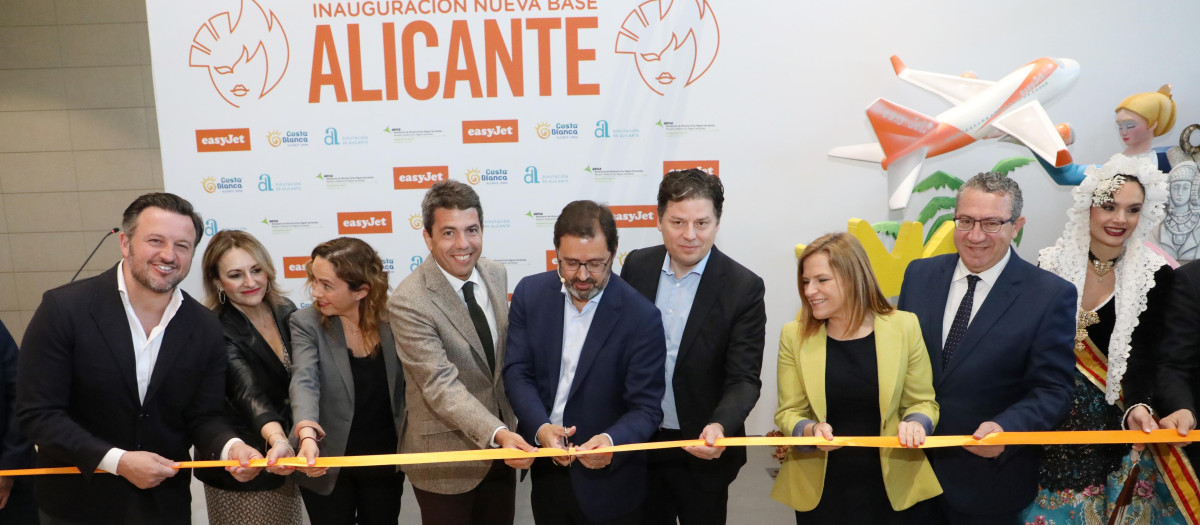 Inauguración de la base de EasyJet en el aeropuerto de Alicante-Elche Miguel Hernández