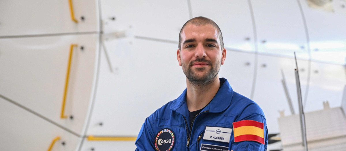 El astronauta Pablo Álvarez