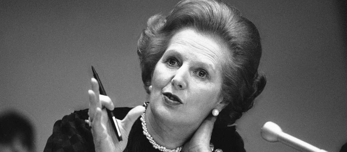 Margaret Thatcher, ex primera ministra del Reino Unido