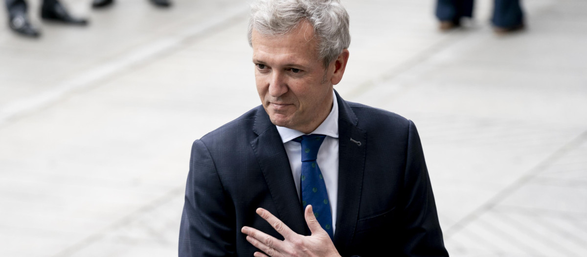 El presidente de la Xunta de Galicia, Alfonso Rueda