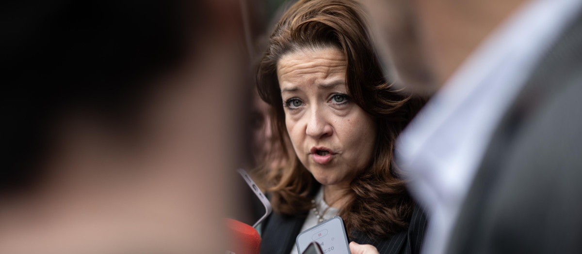 La consejera de Sanidad de la Comunidad de Madrid, Fátima Matute