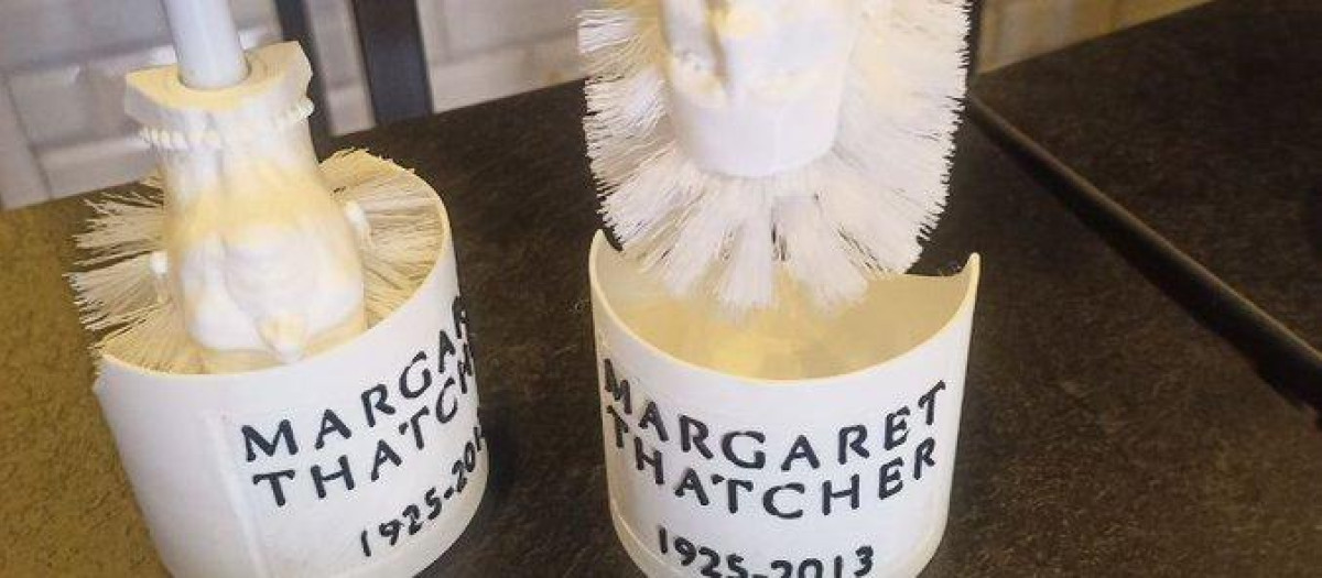 Escobillas de WC de Margaret Thatcher
