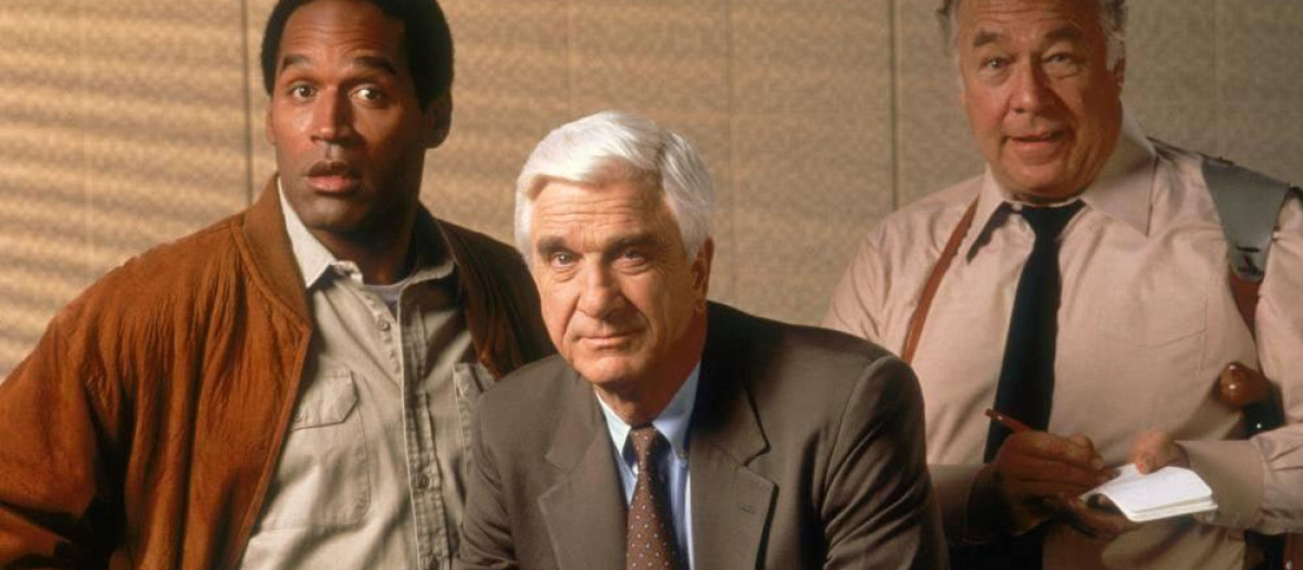 O. J. Simpson en la saga 'Agárralo como puedas'