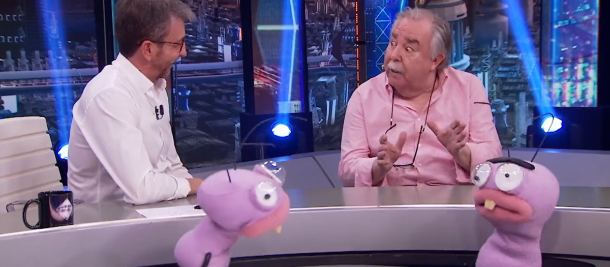 Pablo Motos junto a Juan Herrera, en El Hormiguero