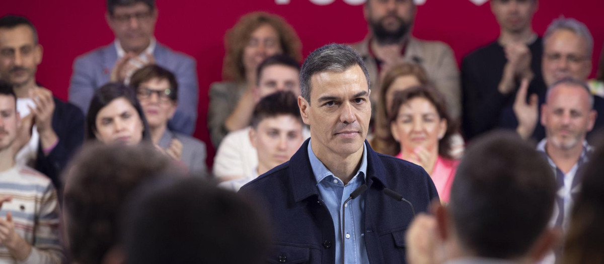 El presidente del Gobierno y secretario general del PSOE, Pedro Sánchez