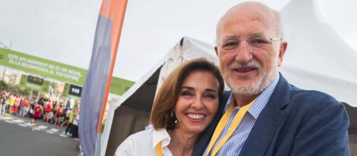 El dueño de Mercadona, Juan Roig, junto con su esposa, Hortensia Herrero