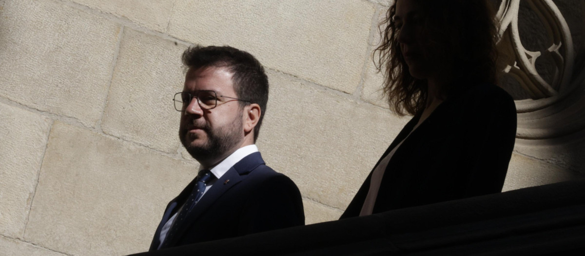 El presidente de la Generalitat, Pere Aragonès