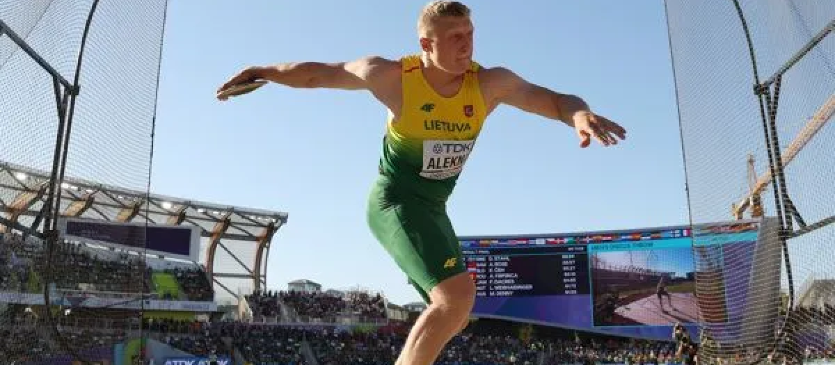 Alekna ha batido el récord mundial en lanzamiento de disco