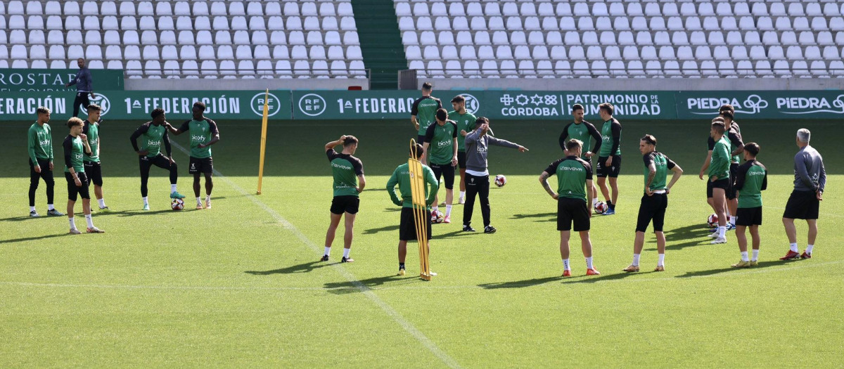 Entrenamiento del Córdoba en El Arcángel