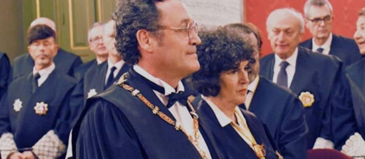 Álvaro García Ortiz y Ángeles Sánchez Conde, el día de la toma de posesión de ésta