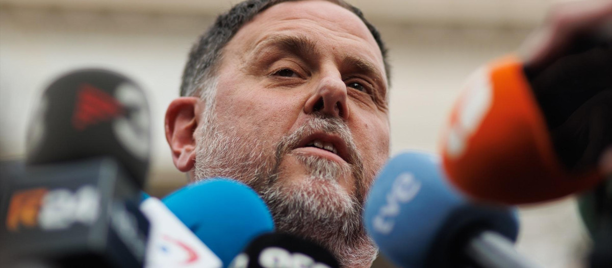 El presidente de Esquerra Republicana (ERC), Oriol Junqueras
