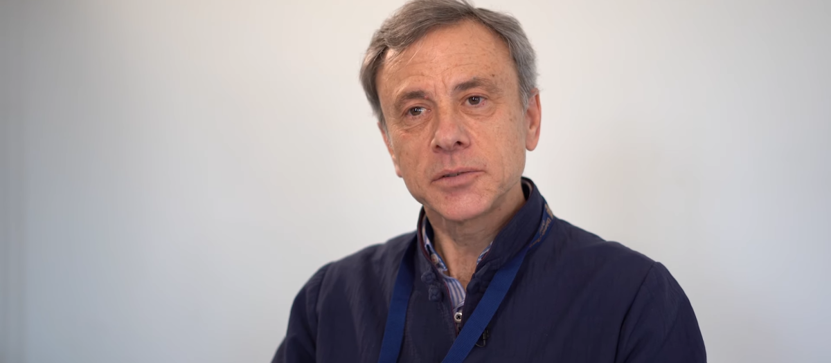 Ignacio Saavedra, durante su entrevista
