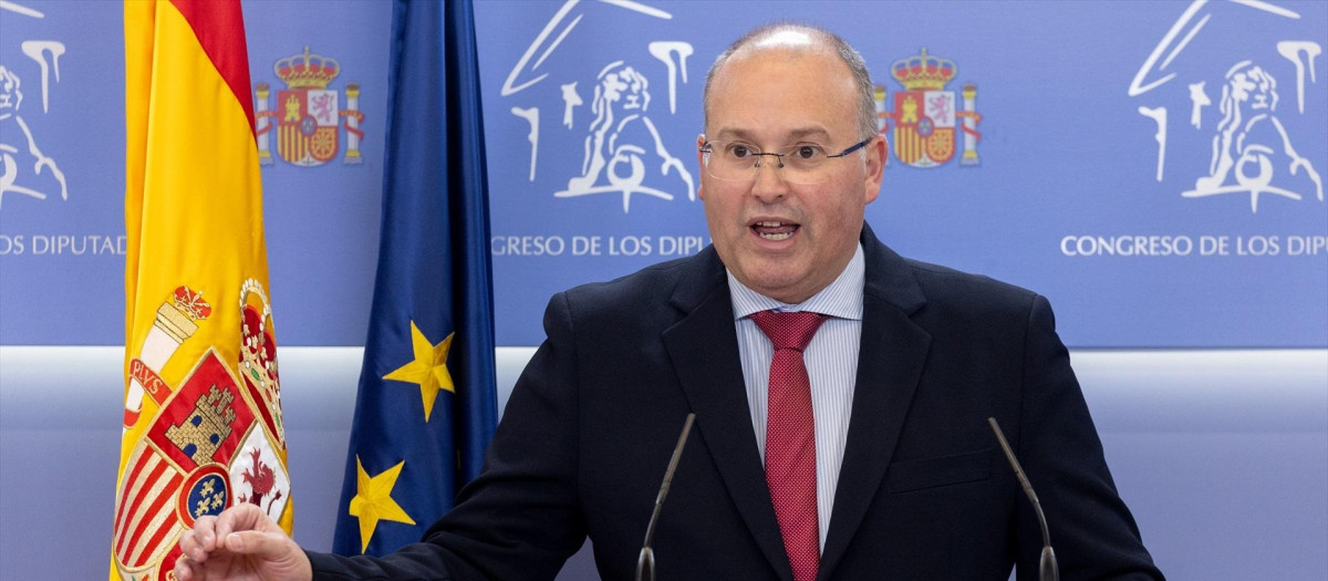 El portavoz del PP en el Congreso, Miguel Tellado