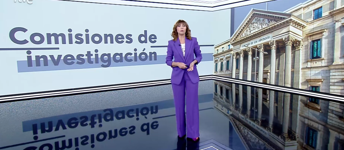 Imagen del Telediario 1 de este miércoles