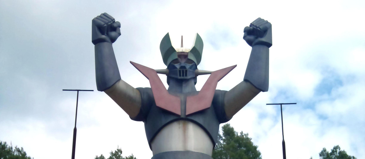 La estatua de Mazinger Z en Cabra del Camp