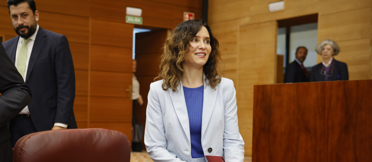 La presidenta de la Comunidad de Madrid, Isabel Díaz Ayuso