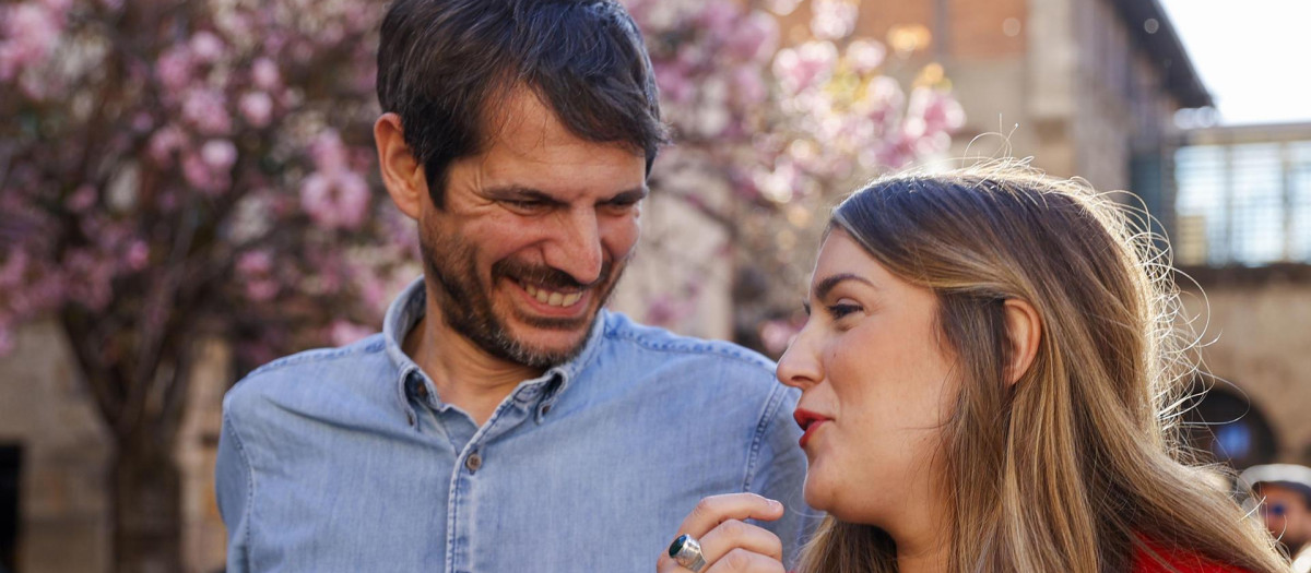 El ministro de Cultura, Ernest Urtasun y la candidata a lehendakari por Sumar, Alba García